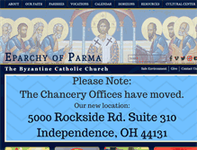 Tablet Screenshot of parma.org